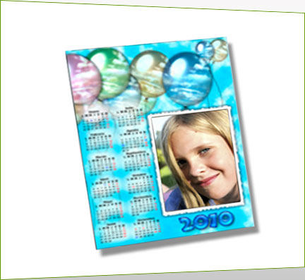 Calendario impresion A3 globos Calendario impresion A3 globos